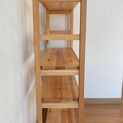 【受け渡し予定確定済み】無印良品｜パイン材ユニットシェルフ｜ナチュラル｜収納棚の画像