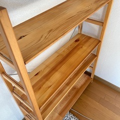 【受け渡し予定確定済み】無印良品｜パイン材ユニットシェルフ｜ナチュラル｜収納棚の画像