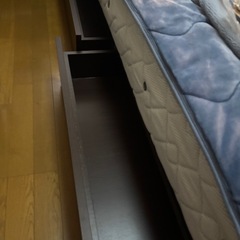 シングルソファベット引出し付きの画像