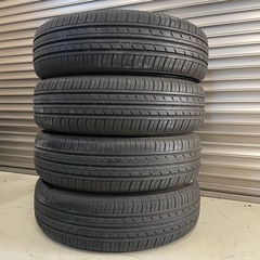 155/65R14 タイヤ+ホイールセット ヨコハマブルーアース  の画像