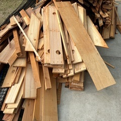 木材　薪の画像