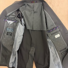 オリヒカビジネススーツジャケット＋パンツ（グレー)の画像