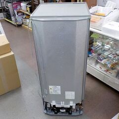 西岡店 冷蔵庫 2ドア 126L 2018年製 アクア AQR-13G シルバー 右開き 100Lクラス AQUA 単身 新生活の画像