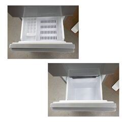 西岡店 冷蔵庫 2ドア 126L 2018年製 アクア AQR-13G シルバー 右開き 100Lクラス AQUA 単身 新生活の画像