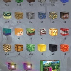 マグネットブロック❣️180PCS テレポートテーマ マイクラ風 磁石ブロックの画像