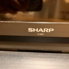 AQUOSテレビ32インチ SHARPの画像