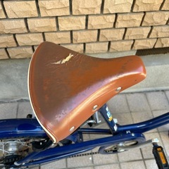 自転車　ネイビー　変速ありの画像