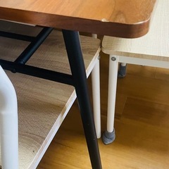 ダイニングテーブル（ウォルブ120 MBR） ニトリの画像