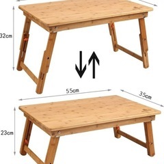 折りたたみ可能　ミニテーブルの画像