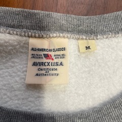 AVIREXメンズトレーナーの画像