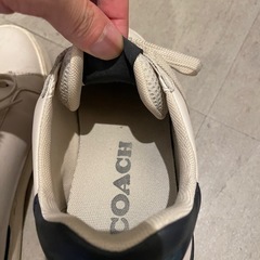 【年末年始SALE★値下げ可★】COACH ホワイト スニーカーの画像