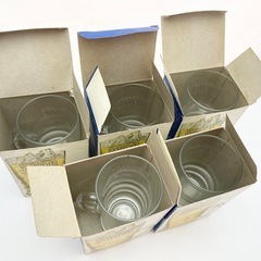 【未使用】レトログラス10個 サントリー ノベルティの画像