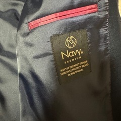 ネイビー ジャケット サイズ表記なし（実寸あり）の画像