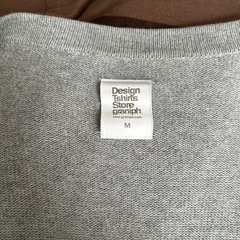 DESIGN WORKS デザインワークス #カーディガン グレー #Mサイズの画像