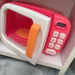 2way木製キッチン&レンジ&写真立ての画像