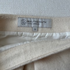 BEAUTY&YOUTH フレアスカート S アイボリーの画像