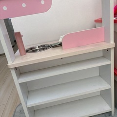 2way木製キッチン&レンジ&写真立ての画像