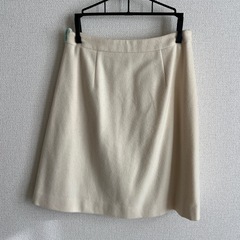 BEAUTY&YOUTH フレアスカート S アイボリーの画像