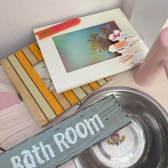 2way木製キッチン&レンジ&写真立ての画像