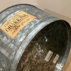 ブリキ缶 バケツ ゴミ箱 セットの画像