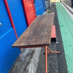 屋外用折りたたみテーブル
の画像