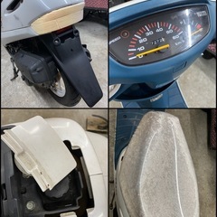 HONDA ディオ　AF27  軽整備 カスタム済み🔧　走る曲がる止まるOK‼️ 登録書類有り　2スト　スクーター　カスタムベース　通勤　通学等にも　ホンダ　旧車の画像