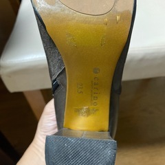 ショートブーツ23.5 ブラウン　ヒール高8.5の画像