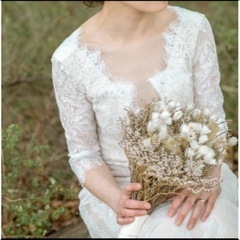 【not対面】フィッシュテールウェディングドレスの画像