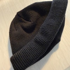 RACAL ラカル Roll Knit CAP ロールニットキャップ ビーニー ブラック 日本製 ONE SIZE ユニセックスの画像