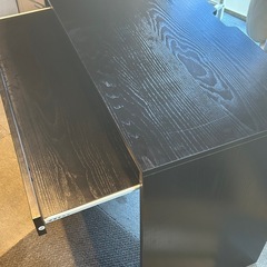 pcデスクテーブル　　ブラックの画像