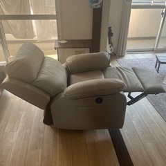 【2月初旬まで】電動リクライニングチェア 1人掛けソファの画像