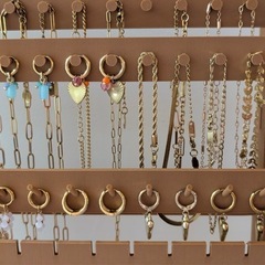 3Dプリンター製 アクセサリースタンド イヤリング・ピアス・ネックレス 収納ラックの画像