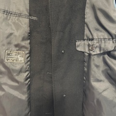 ピュアカシミヤ 黒 コートの画像