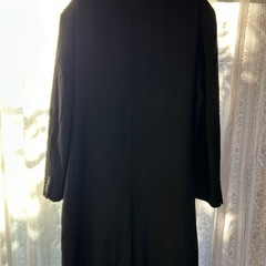 ピュアカシミヤ 黒 コートの画像