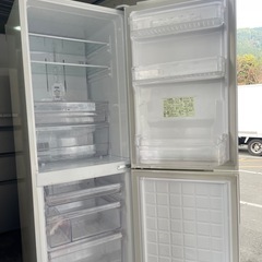 北九州市内配送無料　保証付き シャープSJ-PD27C-W 冷蔵庫 ホワイト系 [271L /2ドア /右開きタイプ]の画像