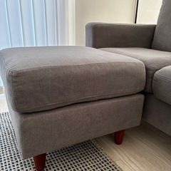 組み替えソファ/２〜3人掛け/グレー/シンプルの画像