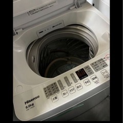 洗濯機ハイセンスHW-T60H　6.0㎏ 2022の画像