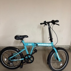 折畳自転車ハマー20インチの画像