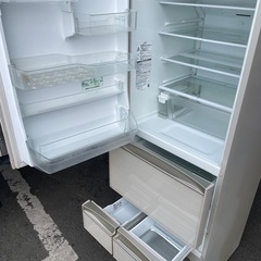 北九州市内配送無料　保証付き 東芝GR-J43GXVL(ZC) 冷蔵庫 クリアシェルホワイト [410L /5ドア /右開きタイプ] の画像