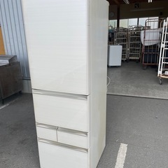 北九州市内配送無料　保証付き 東芝GR-J43GXVL(ZC) 冷蔵庫 クリアシェルホワイト [410L /5ドア /右開きタイプ] の画像