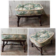 飛騨産業 キツツキ ロッキングチェア ヴィンテージ アンティーク オットマン付きの画像