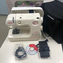 ジャノメ ES-7 コンパクト電子ミシン フットペダル 中古品　no.2666の画像