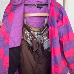 スノーウェア上下セットMサイズ＋手袋の画像