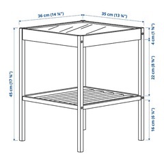 【美品】IKEA サイドテーブル NESNA ネスナの画像