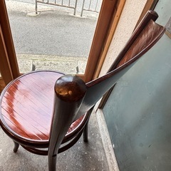 古い 曲木 木製 チェア 椅子 古家具の画像