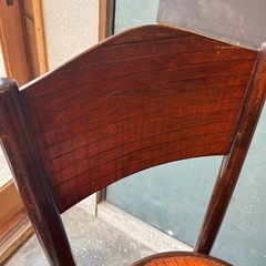 古い 曲木 木製 チェア 椅子 古家具の画像