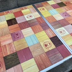 ☆コールマン　ナチュラルモザイクリビングテーブル 9 0 プラスの画像