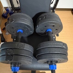 美品セット 筋トレ 器具 懸垂機  ダンベル  ベンチ の画像