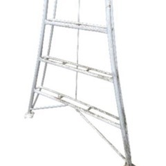 アルインコ アルミ 三脚 園芸 脚立 剪定 はしご 梯子 造園 足場 A-240B　2.38ｍの画像