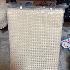 ワッフル　カーテン　ベージュ　の画像